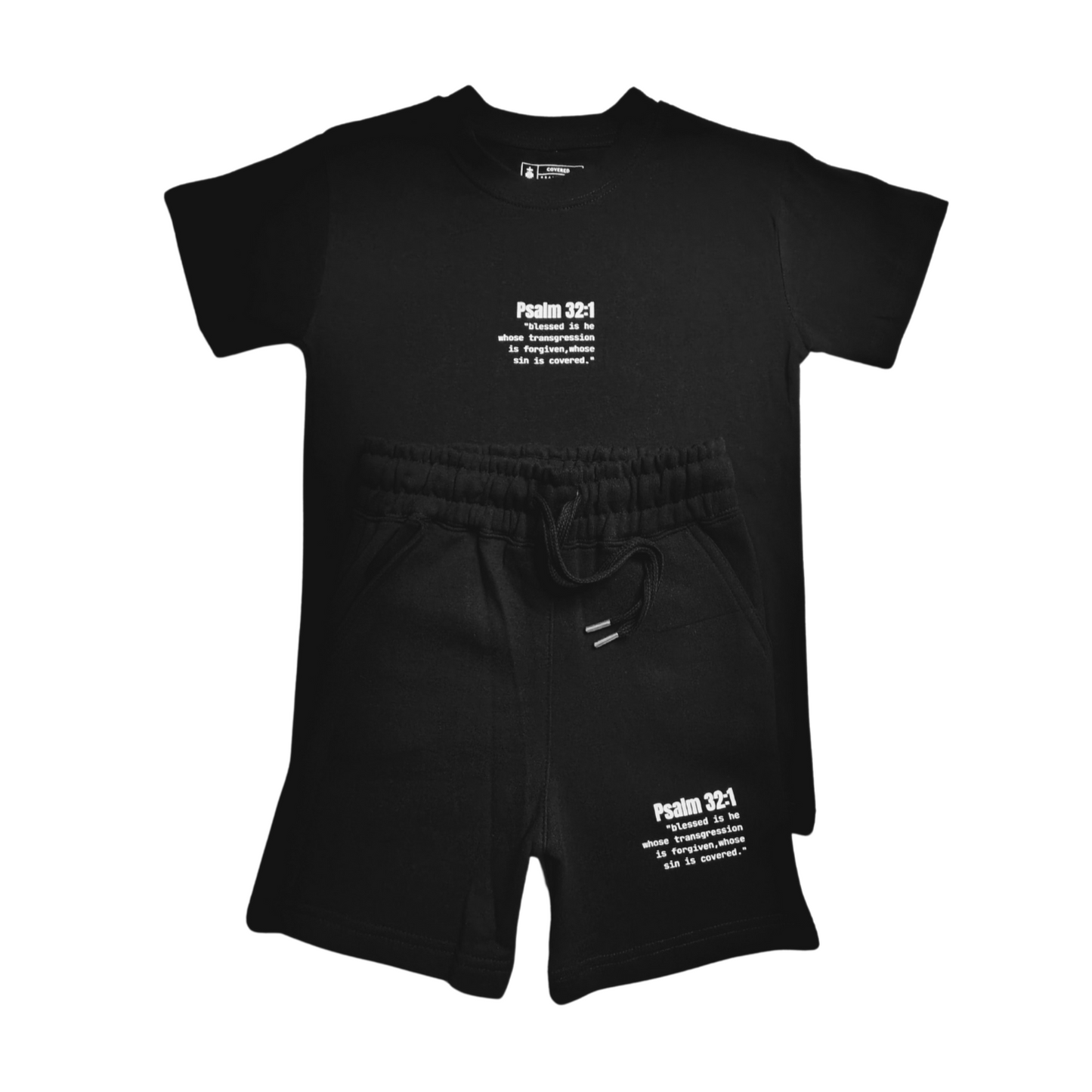 KIDS PSALM 32:1 TYPEWRITER SCRIPTURE SHORT SET