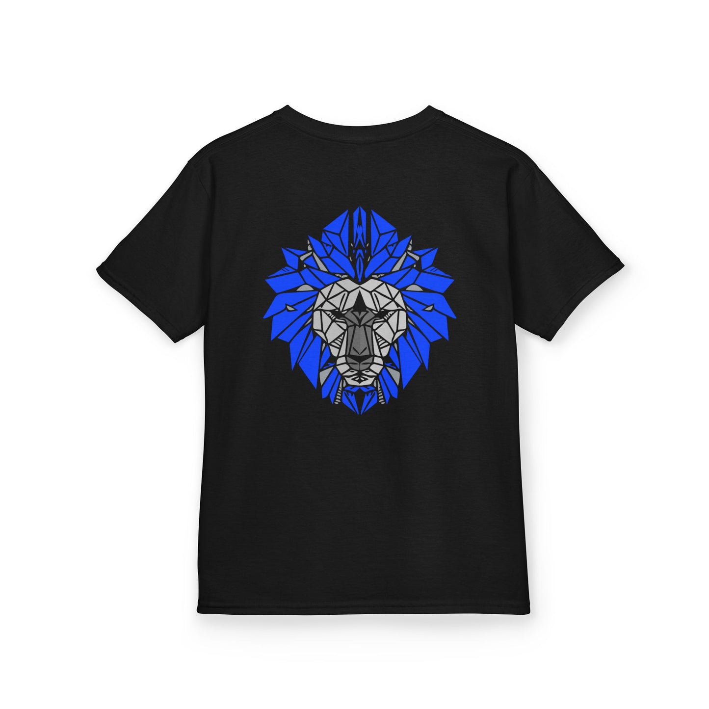 Kids GOD x Teams Detroit Lions Silver Metallic T Shirt