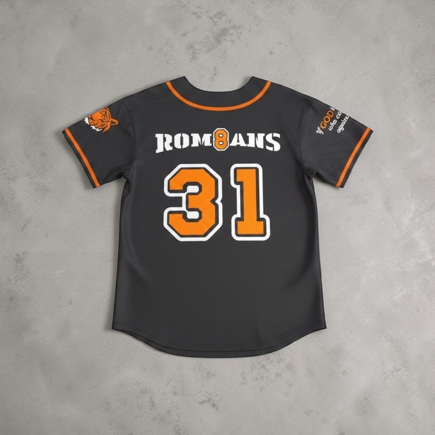 GOD x Teams City Edition Baseball Jersey- Romans 8:31