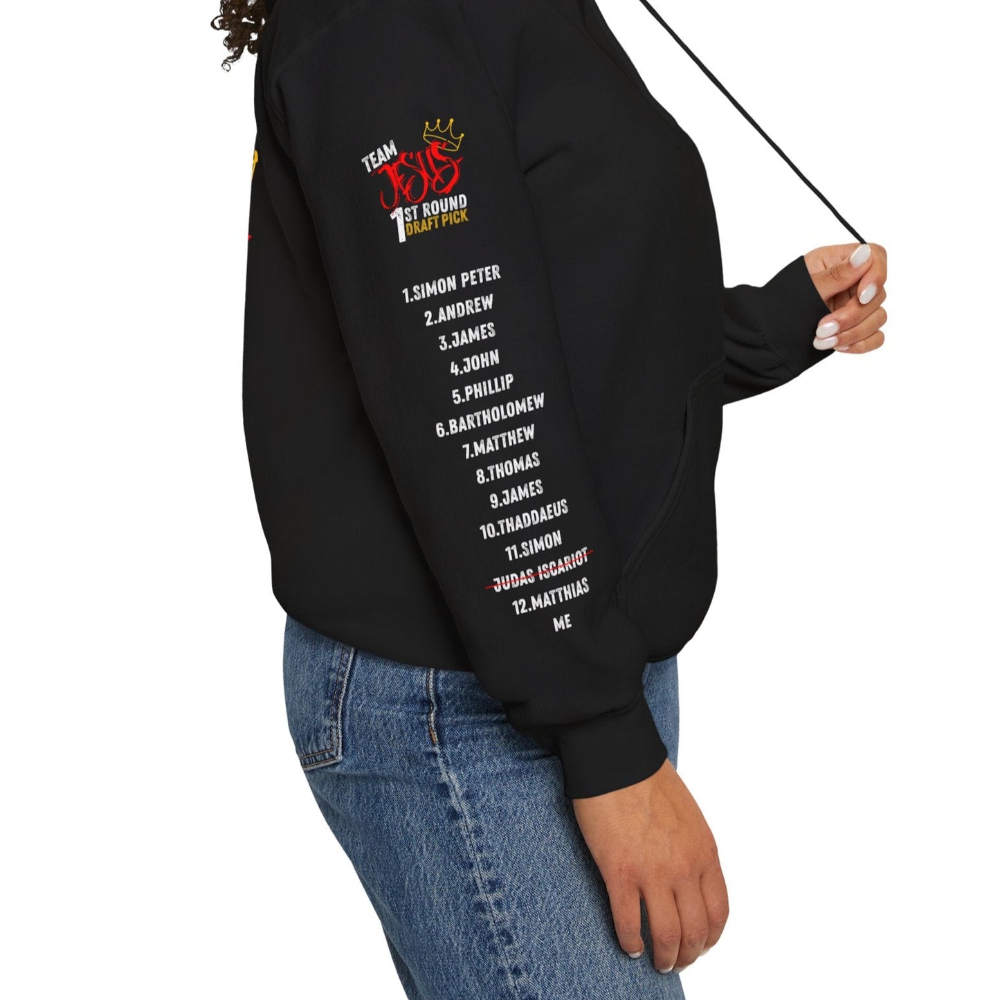 1st Round Draft Pick "Team JESUS" Zip Up Hoodie