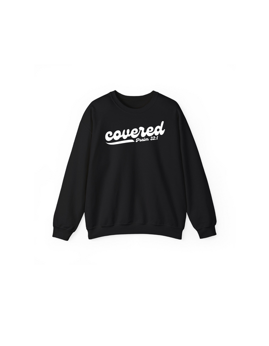 COVERED PSALM 32:1 GENTY CREW NECK