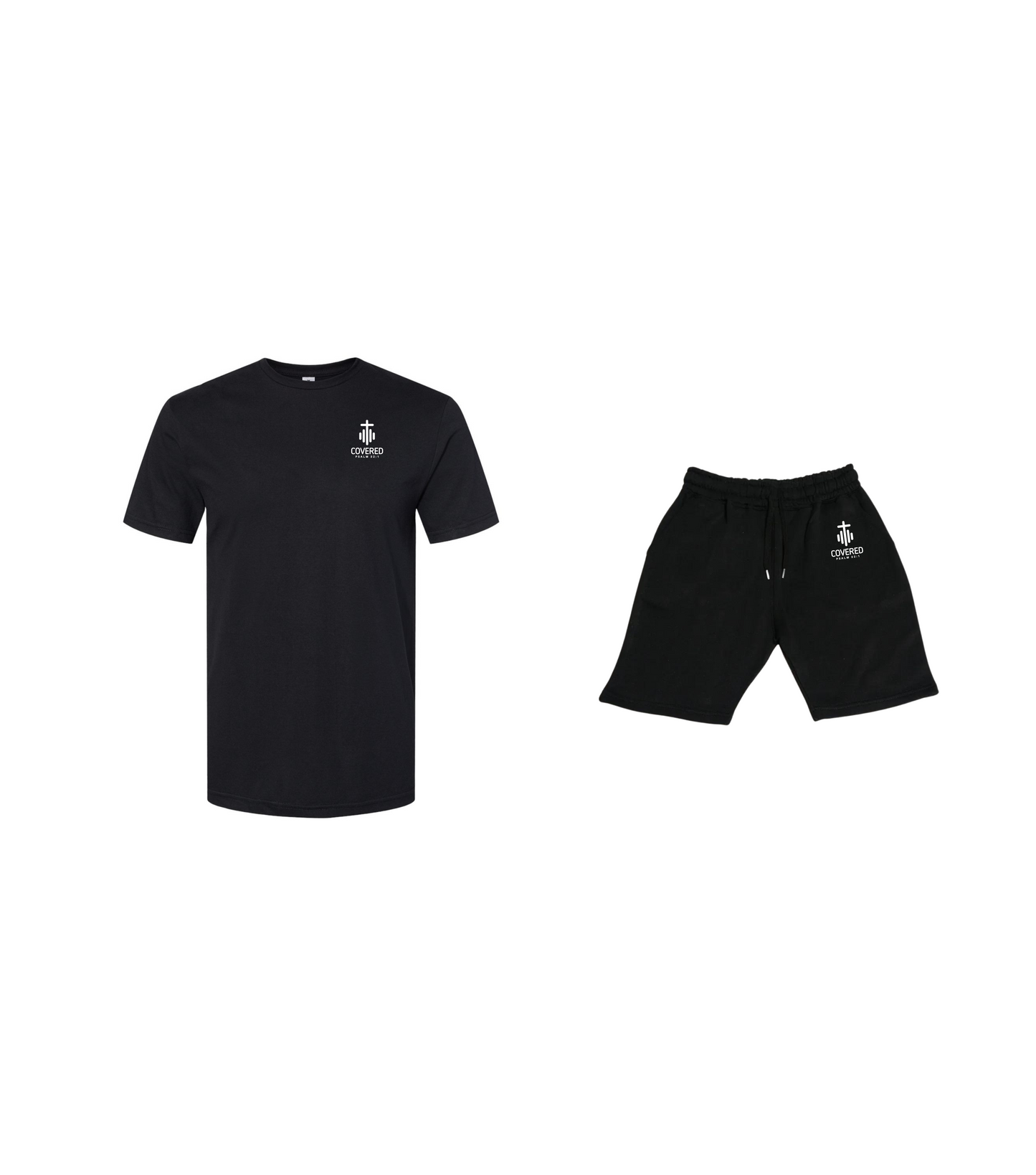 COVERED PSALM 32:1 CLASSIC LOGO SHORT SET