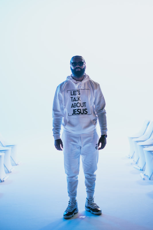 LET'S TALK ABOUT JESUS SWEATSUIT