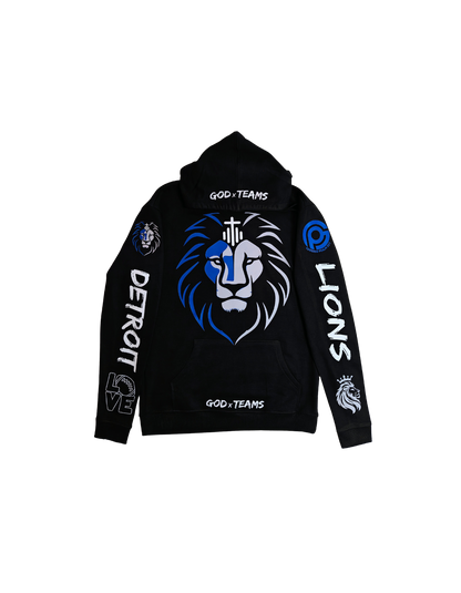 GOD x TEAMS "DETROIT LIONS" HOODIE