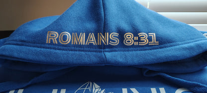 GOD x Teams Detroit Lions Silver Metallic Premium Hoodie