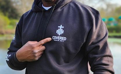 COVERED PSALM 32:1 SLEEVE SWEATSUIT "WHITE LOGO"