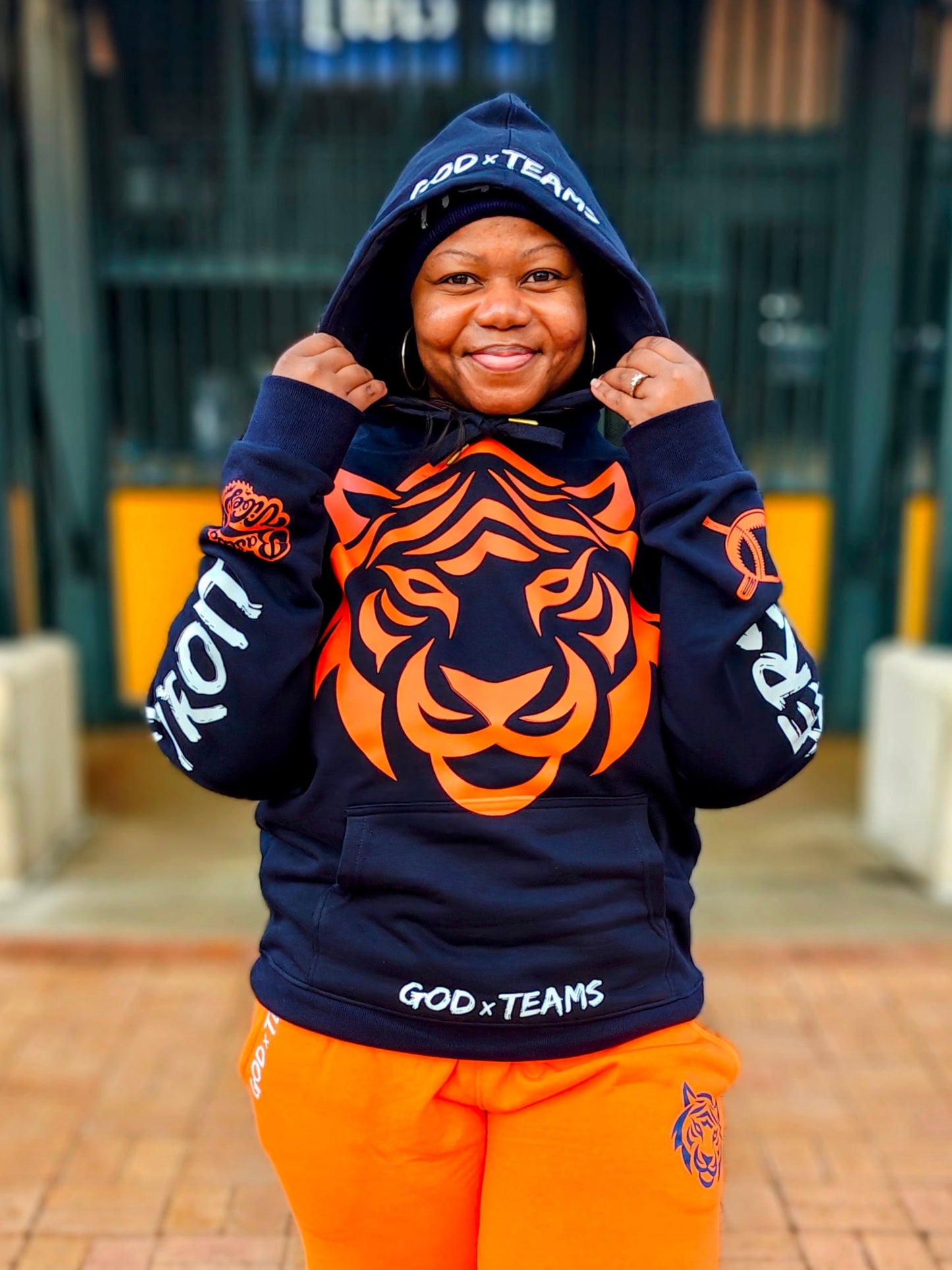 GOD x TEAMS "DETROIT TIGERS" HOODIE