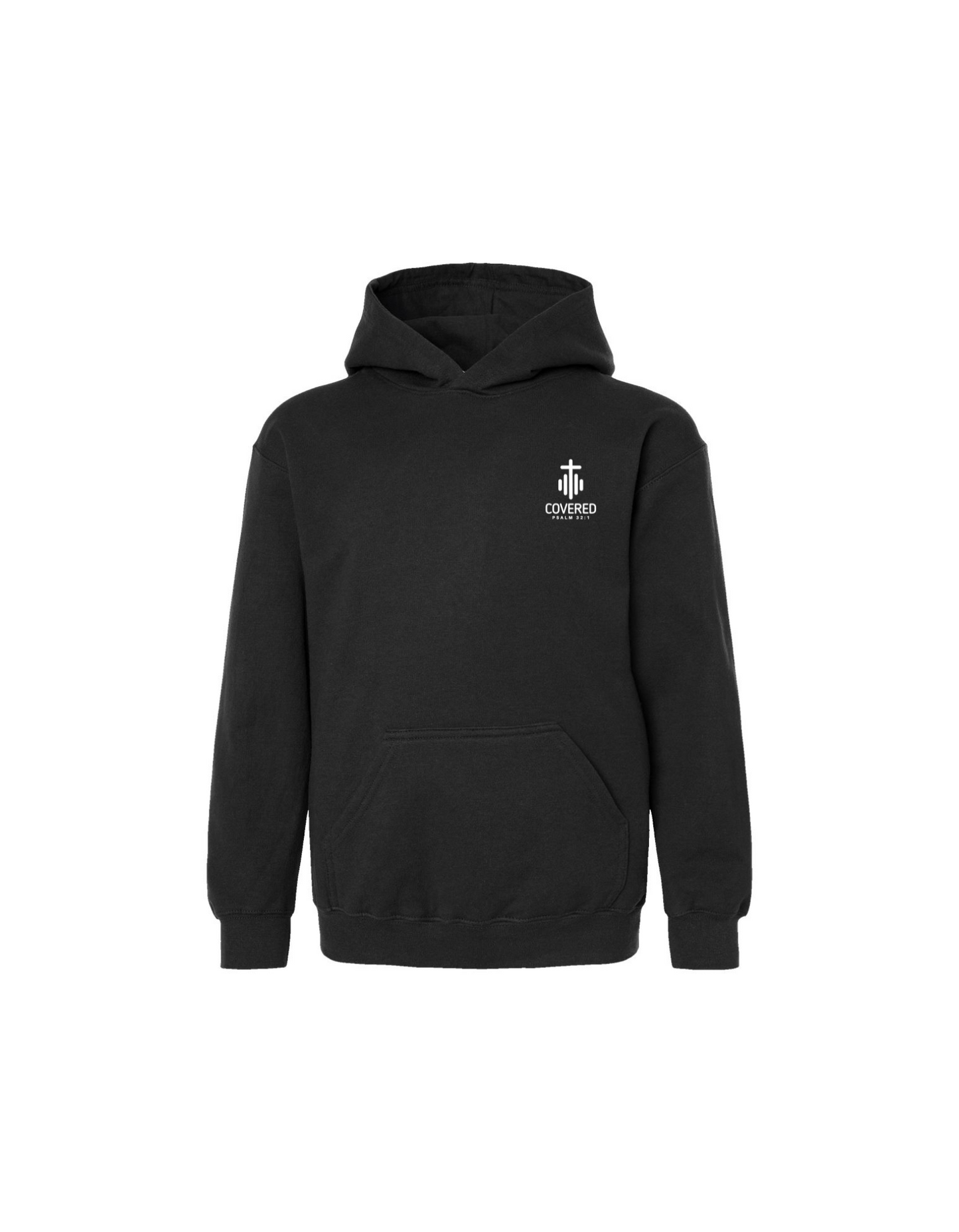 KIDS COVERED PSALM 32:1 CLASSIC LOGO HOODIE