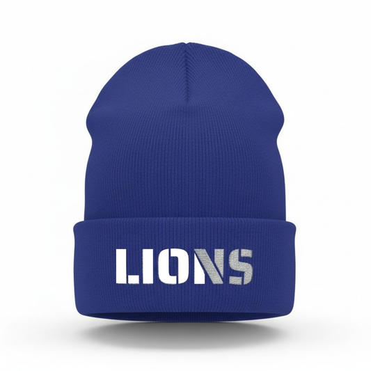 GOD X Teams Detroit Lions Beanie