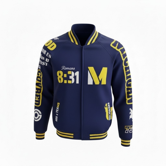 GOD x Teams Michigan Varsity Edition Jacket