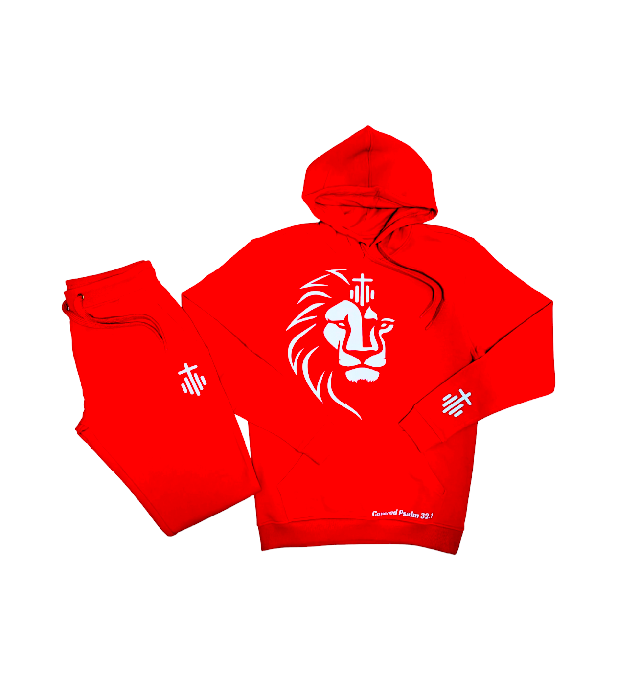 COVERED PSALM 32:1 "LION OF JUDAH" SWEATSUIT