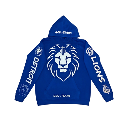 GOD x TEAMS "DETROIT LIONS" OVERSIZED HOODIE