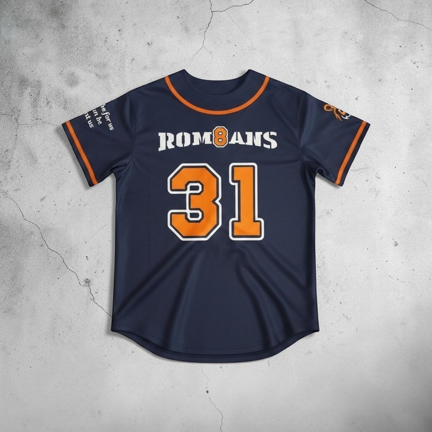 GOD x Teams City Edition Baseball Jersey- Romans 8:31