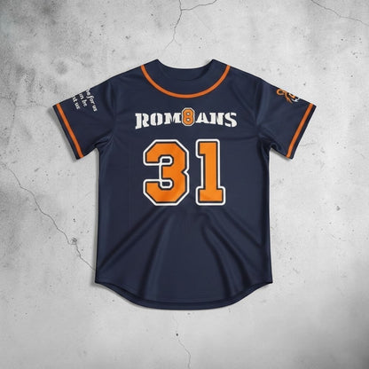 GOD x Teams City Edition Baseball Jersey- Romans 8:31