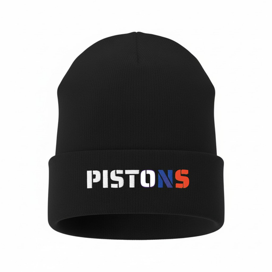 GOD x Teams Detroit Pistons Beanie