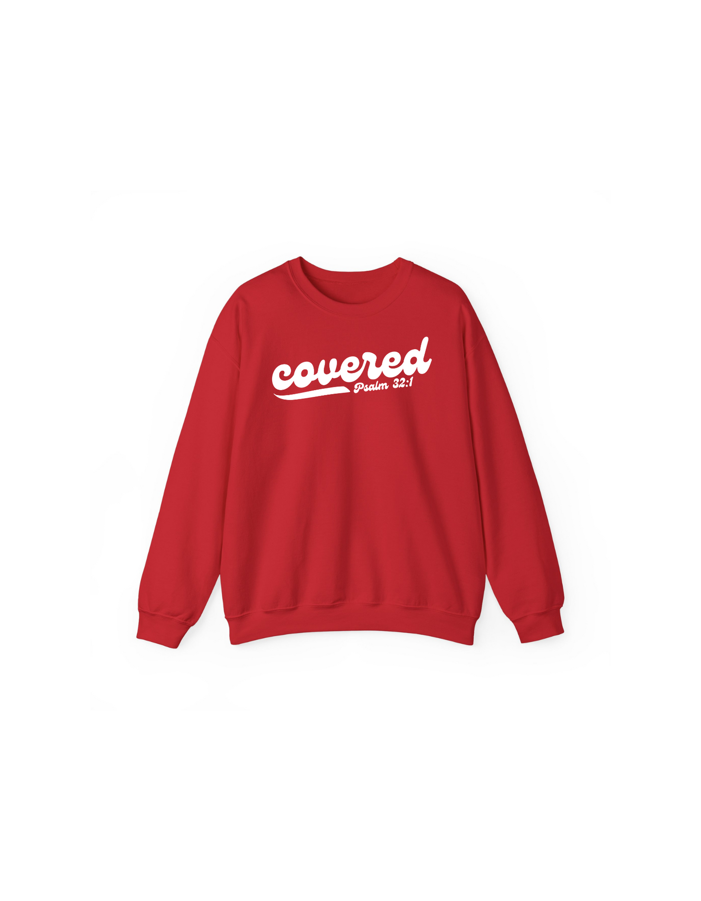 COVERED PSALM 32:1 GENTY CREW NECK