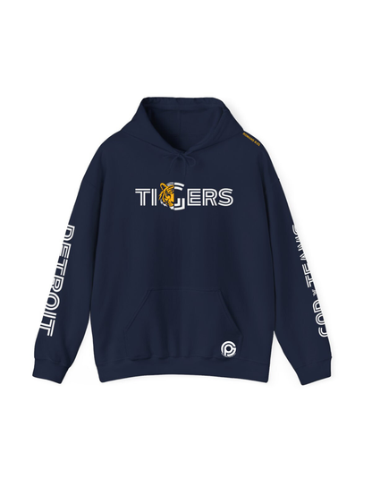 GOD x Teams Detroit Tigers Gold Metallic Premium Hoodie