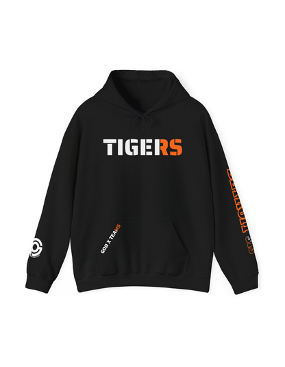 Detroit Tigers Two-Toned "GOD X TEAMS" Premium Hoodie