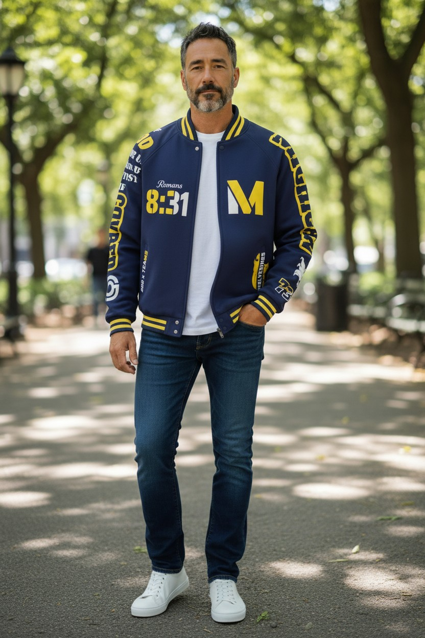 GOD x Teams Michigan Varsity Edition Jacket