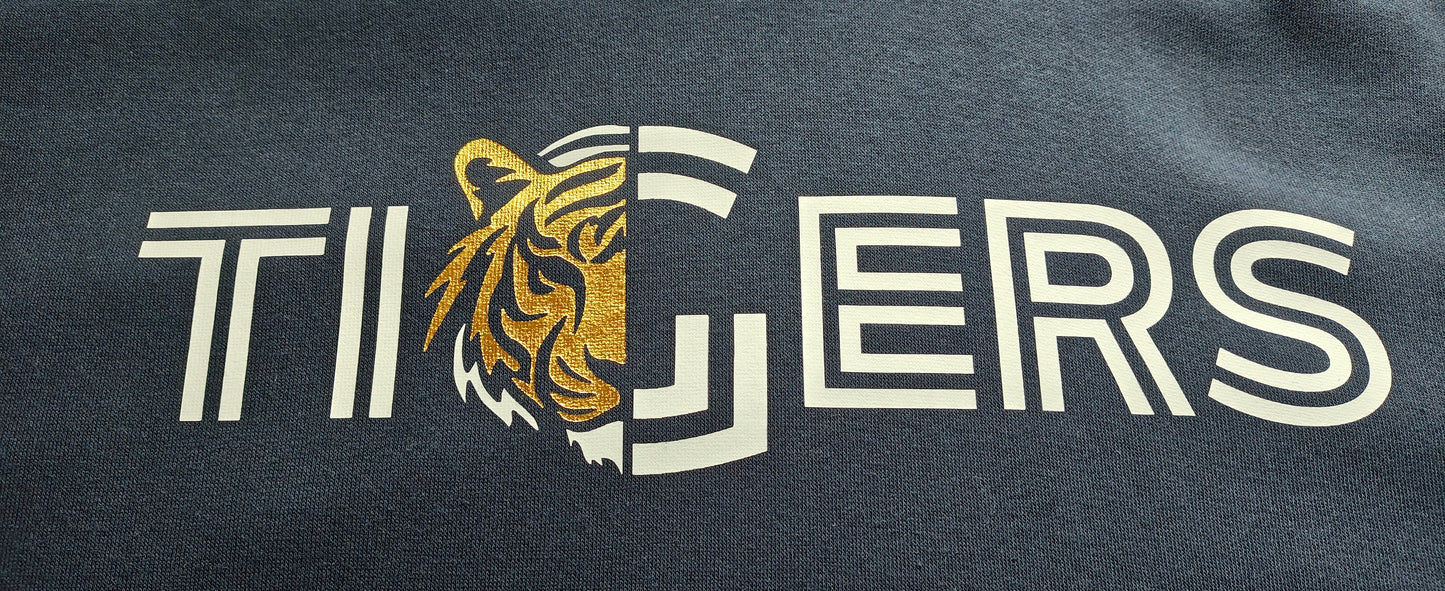 GOD x Teams Detroit Tigers Gold Metallic Premium Hoodie