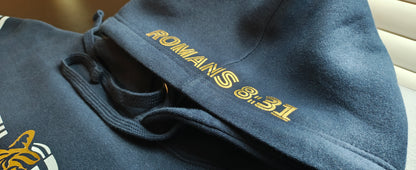 GOD x Teams Detroit Tigers Gold Metallic Premium Hoodie