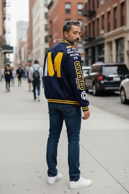 GOD x Teams Michigan Varsity Edition Jacket
