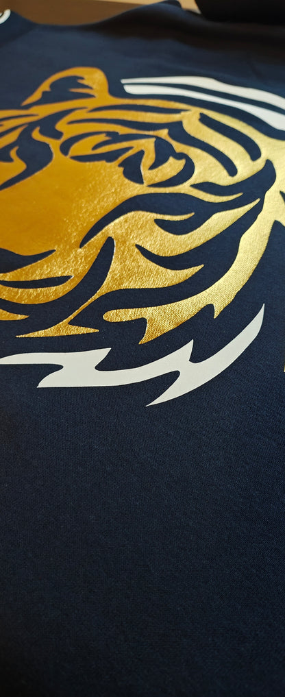 GOD x Teams Detroit Tigers Gold Metallic Premium Hoodie