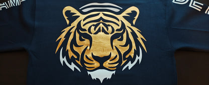 GOD x Teams Detroit Tigers Gold Metallic Premium Hoodie